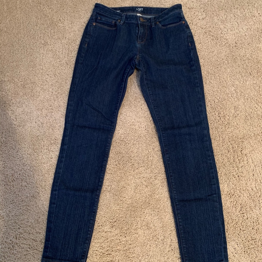 Curvy Skinny Loft Outlet Jeans